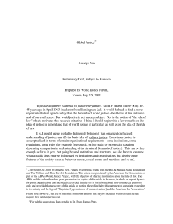 Global Justice12 Amartya Sen Preliminary Draft