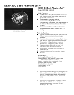 NEMA IEC Body Phantom Set&trade;