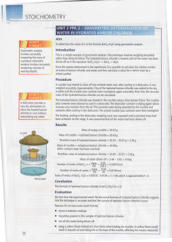 stoichiometry - ThinkChemistry