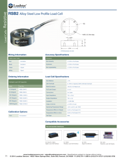 R esistive - Loadstar Sensors