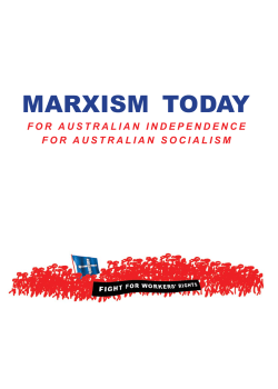 MARXISM TODAY - Marxists Internet Archive
