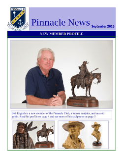 Pinnacle NewsSeptember 2015 NEW MEMBER PROFILE