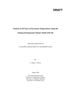 Analysis of 30 Years of Pavement Temperatures using the