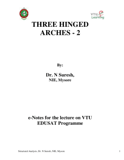 THREE HINGED ARCHES