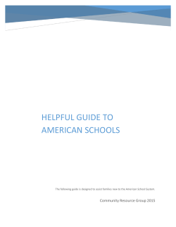 Helpful Guide to American Schools