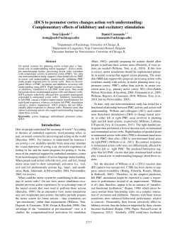 tDCS to premotor cortex changes action verb understanding