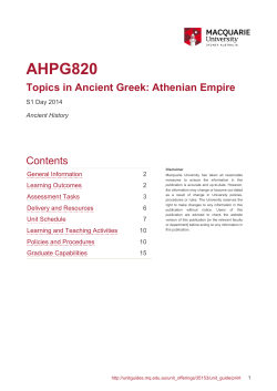 as PDF - Unit Guide
