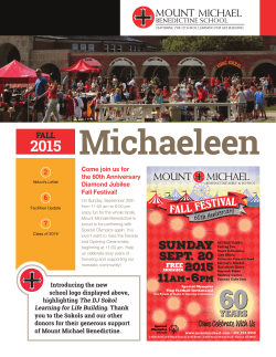 Fall 2015 - Mount Michael