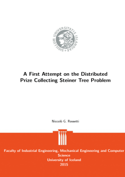a first attempt on the distributed prize collecting steiner