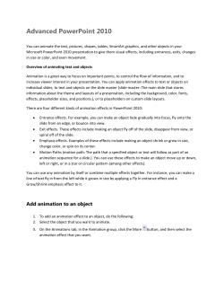 Advanced PowerPoint 2010