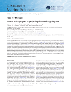 How to make progress in projecting climate change impacts