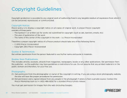 Copyright Guidelines