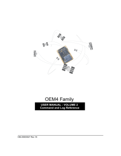 OEM4 Family of Receivers