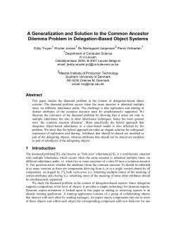 A Generalization and Solution to the Common