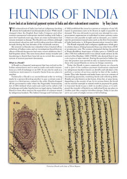 Hundis of India - Tony James Noteworld