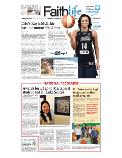 May 18 - Diocese of Erie