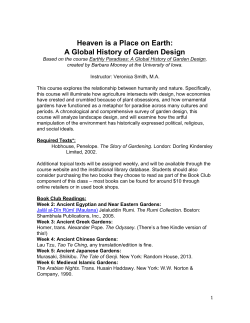 Heaven is a Place on Earth: A Global History of