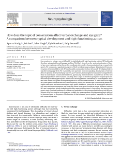 How does the topic of conversation affect verbal exchange and eye