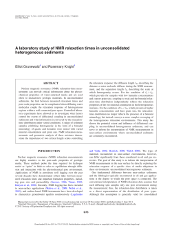 +Grunewald, E and R. Knight. A laboratory study of NMR relaxation