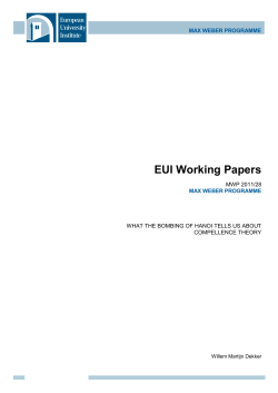 EUI Working Papers - Cadmus Home