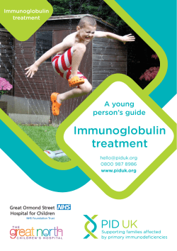 Young person`s guide to Ig therapy