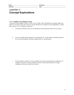 Concept Explorations