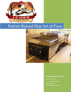 Patriot Raised Flue Set of Pans