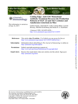 Anti-CD1 Monoclonal - The Journal of Immunology
