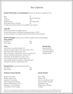 Bar Options