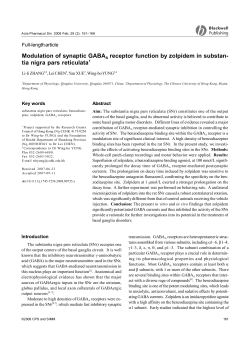 Modulation of synaptic GABAA receptor function by