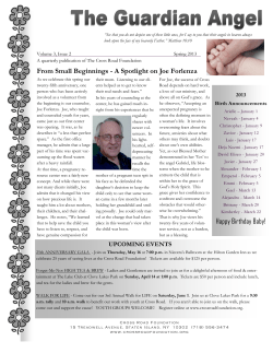 From Small Beginnings - A Spotlight on Joe Forlenza