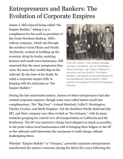 Gilded Age - Humanities for Wisdom