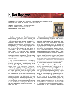 Untitled [Aviel Roshwald on Nationalizing Empires] - H-Net