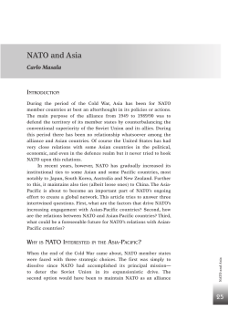 Security Politics in Asia and Europe