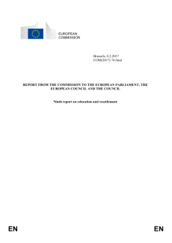 Ninth Report on Relocation and Resettlement
