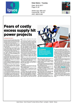 Fears of costly excess supply hit power projects