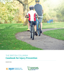 The Casebook - BC Injury Research and Prevention Unit