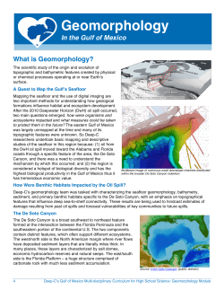 Geomorphology - Deep