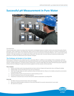 Successful pH Measurement in Pure Water
