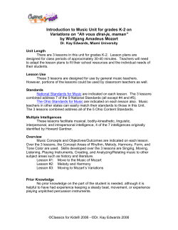 Introduction to Music Unit for grades K-2