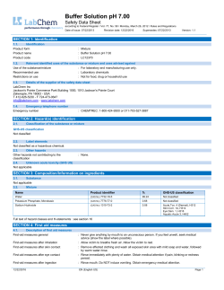 Buffer Solution pH 7.00