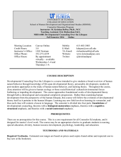 Meeting Location: Canvas Online Credit Hours