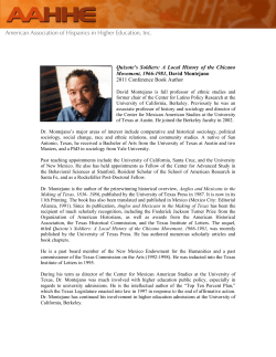 Quixote`s Soldiers: A Local History of the Chicano