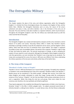 The Ostrogothic Military - White Rose Research Online