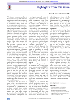 Highlights from this issue