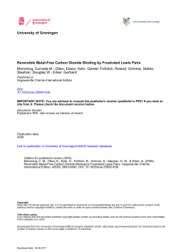 University of Groningen Reversible Metal