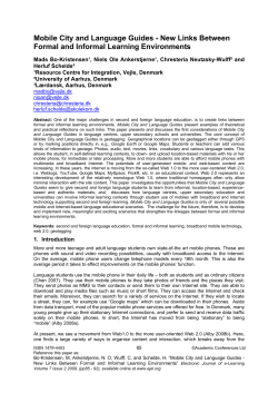 Mobile City and Language Guides -