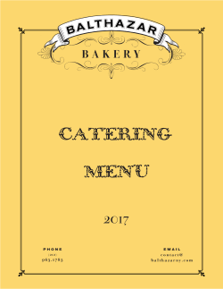 catering menu
