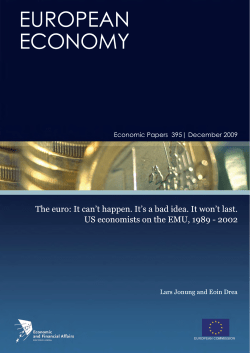 The euro: It can`t happen, It`s a bad idea, It Won`t Last &mdash; US