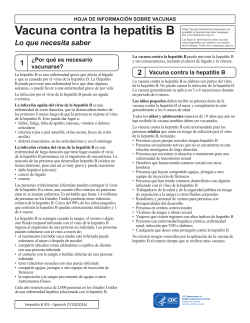 Hepatitis B - Immunization Action Coalition